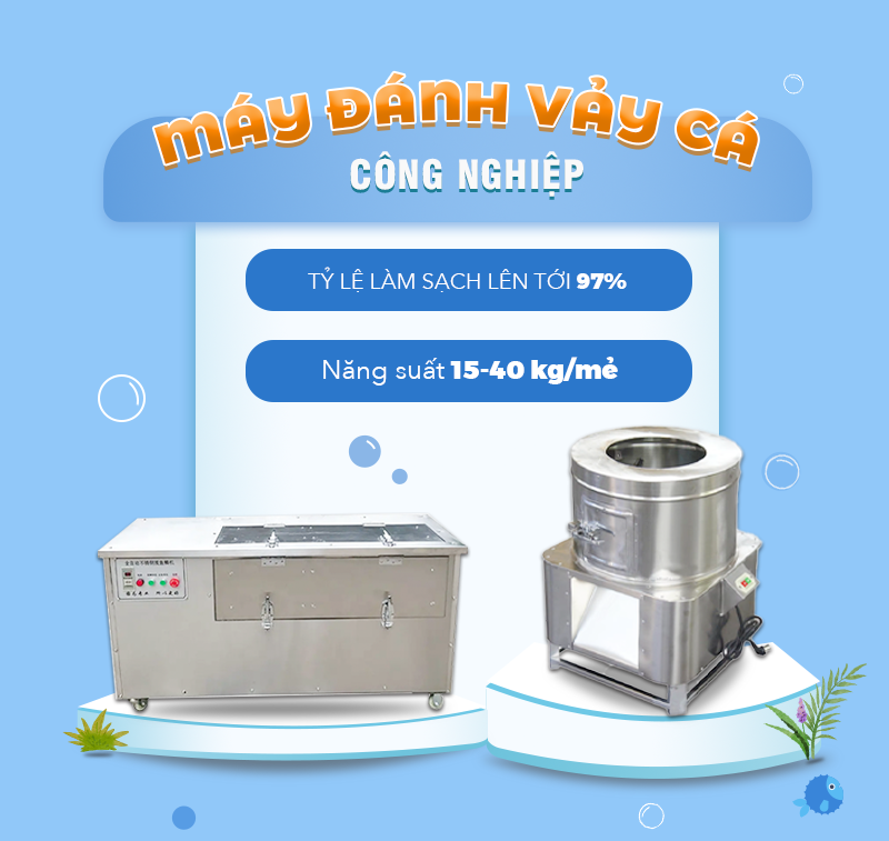 máy đánh vảy cá công nghiệp