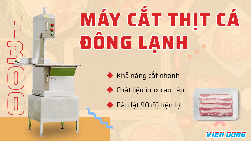 máy cắt thịt cá đông lạnh