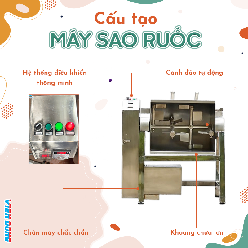 máy xao ruốc