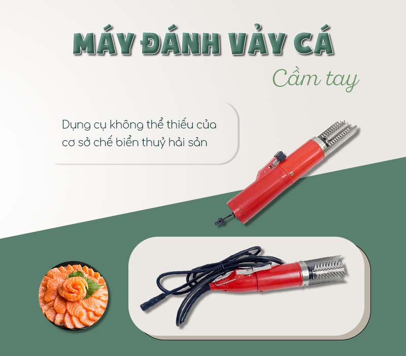 máy đánh vảy cá cầm tay