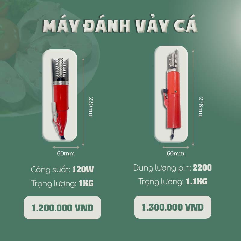 máy đánh vảy cá cầm tay