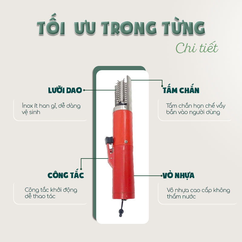 máy đánh vảy cá cầm tay